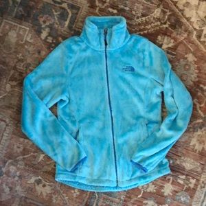 North Face womens jacket size S blue/teal